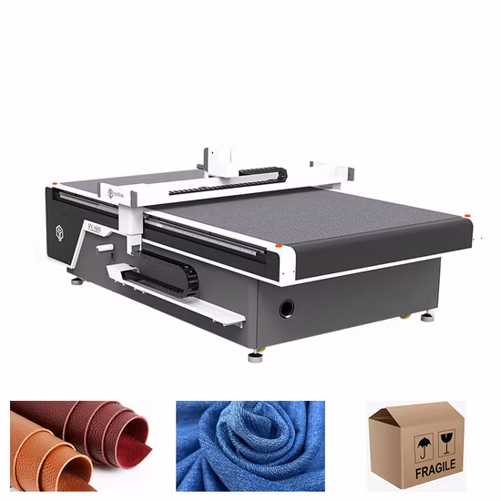 Oscillating Knife CNC Cutting Machine PU Leather Digital Flatbed Cutter Vibrating Knife Tool Cutter