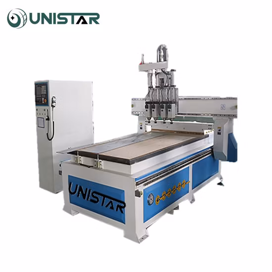 High Performance Stone CNC Router 1325 for Marble Granite with 5.5kw Spindle Mach 3 Stepper Motor